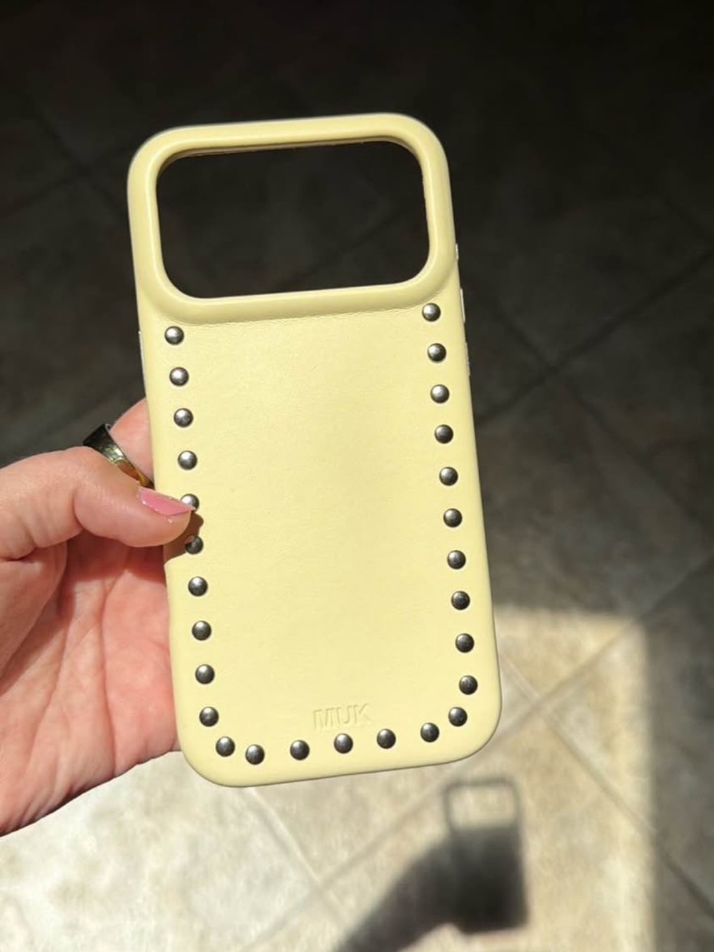 New Studded Leather Phone Case
